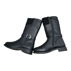 NEW Vince Camuto black girls riding boots size 4